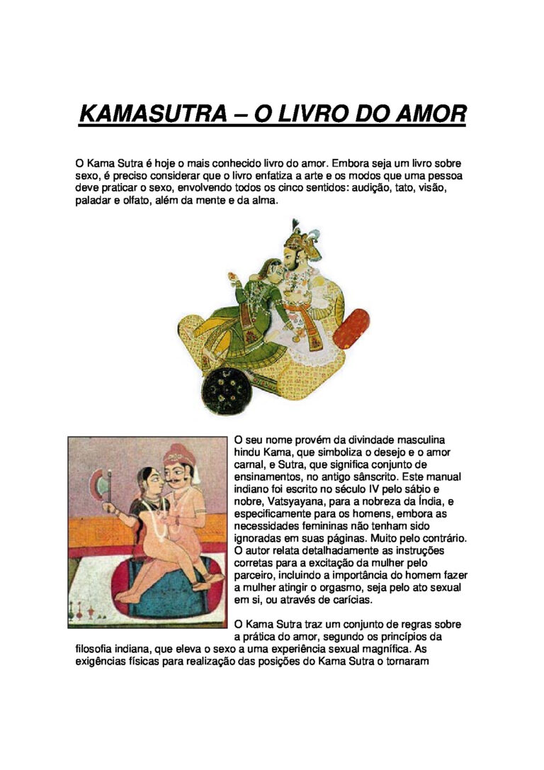 Kamasutra – O livro do amor – Completo em português