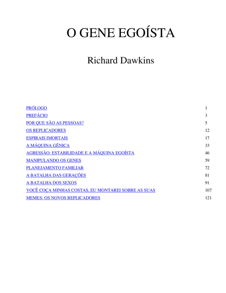 O Gene Egoísta – Richard Dawkins