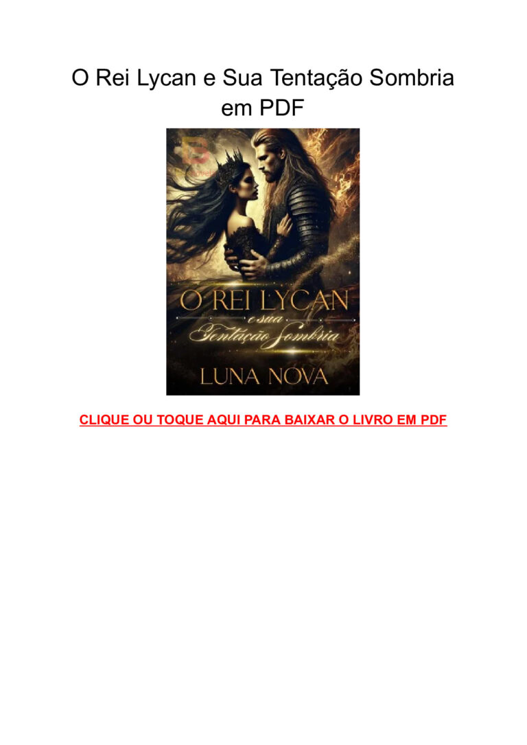 O Rei Lycan e Sua Tentação Sombria em PDF