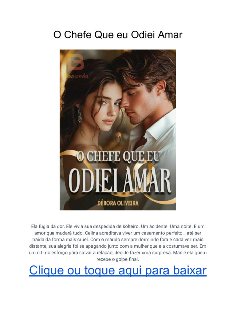 O Chefe Que Eu Odiei Amar – Débora Oliveira