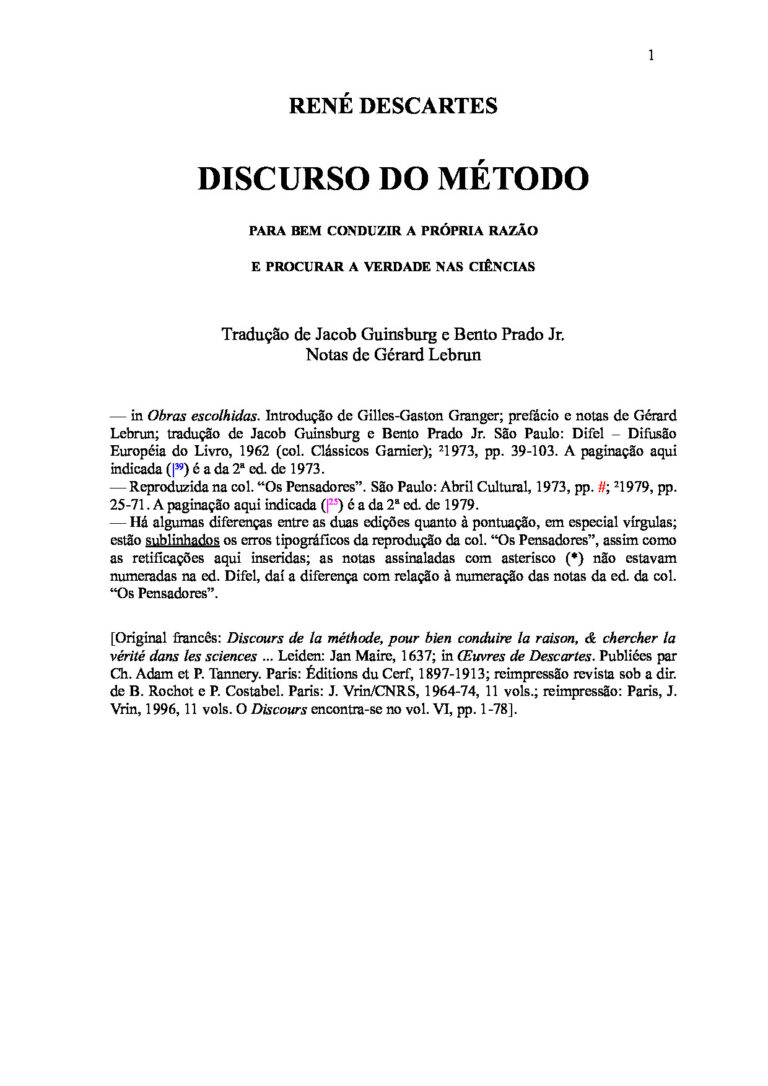 Discurso do Método