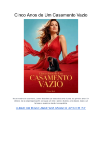 Cinco Anos de um Casamento Vazio